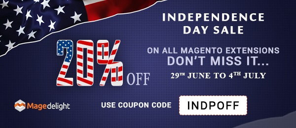 4th of July 2015 Discount Offer from MageDelight