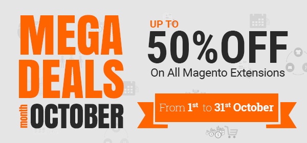 Mega Deal Month October 2015 from 1st to 31st