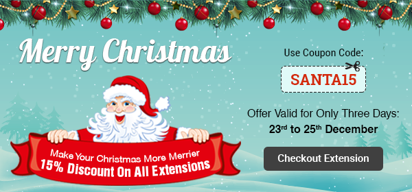 Christmas Offer: 15% Discount on MageDelight Extensions