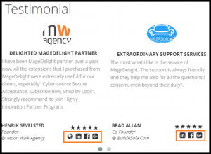 Testimonial Slider Magento 2 extension