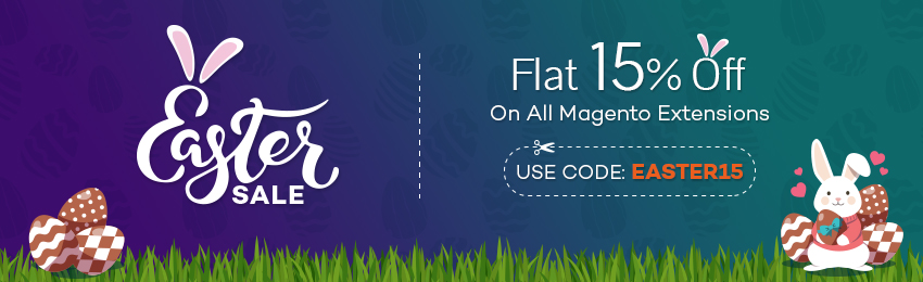 Easter Sale 2019: FLAT 15% OFF on Extensions