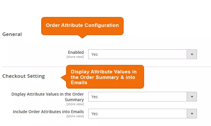 Make the Order Attribute Visible at Various Locations