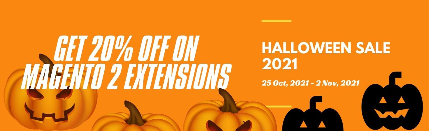 Halloween Sale 2021 – Save on Magento Extensions