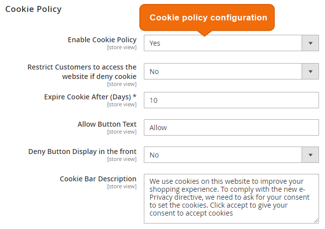 Cookie Consent (GDPR) for Magento 2 Extension by MageDelight