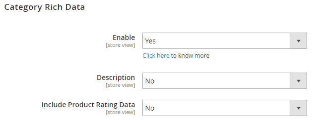 Enable Category Rich Data in Magento 2