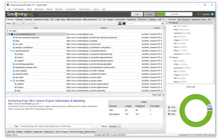 Screaming Frog SEO Spider