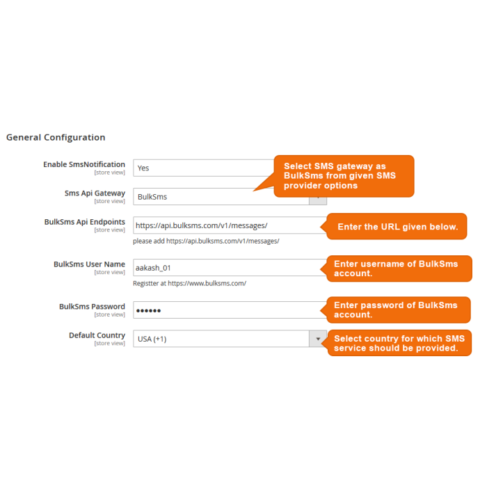 BulkSms Configuration Magento 2||BulkSms Configuration Magento 2 || magento 2 sms notification extension