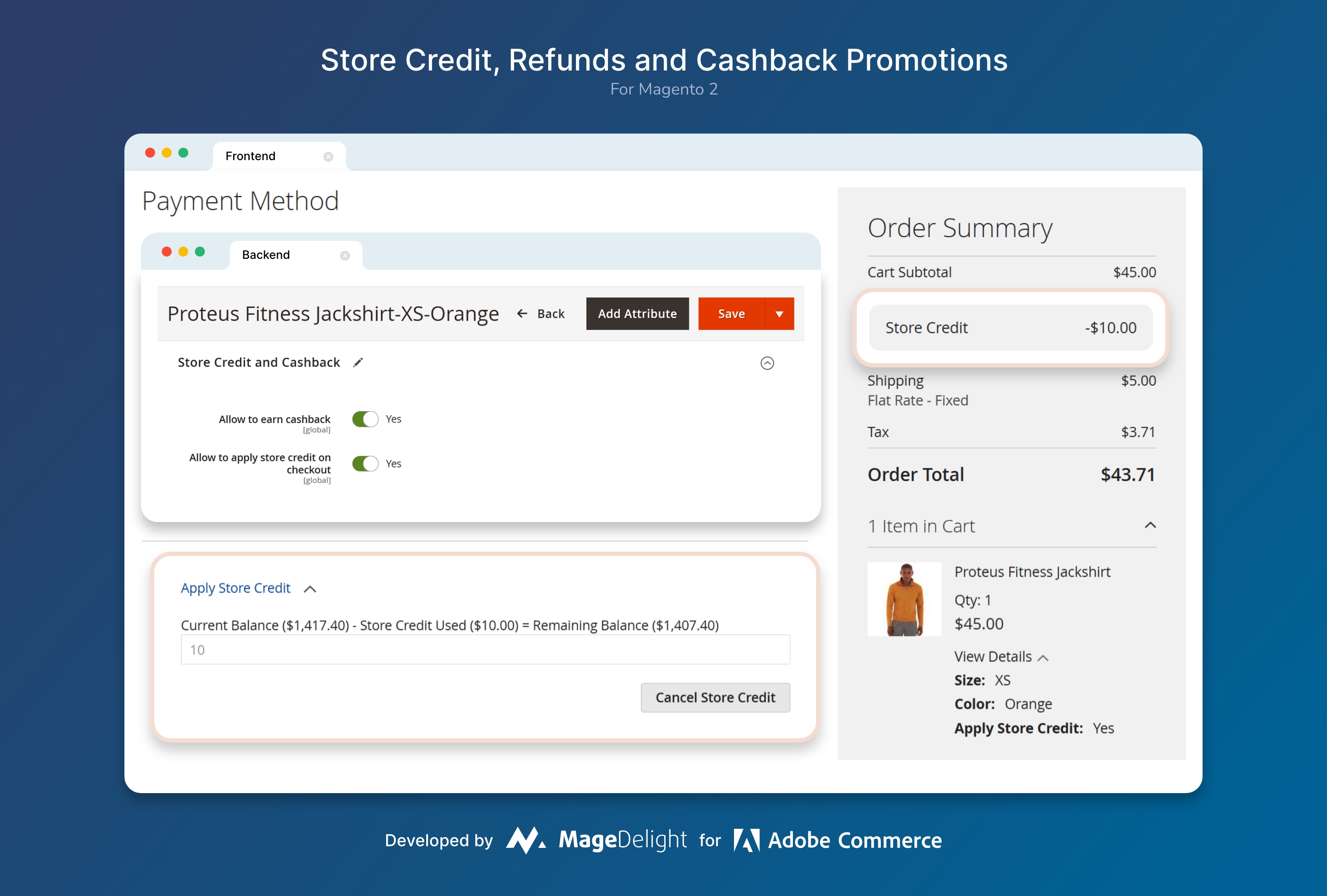 Allow Customers to Use Store Credit During Checkout