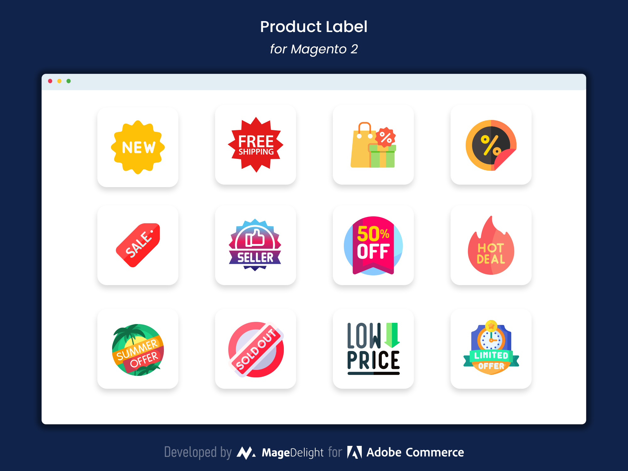 Diverse Product Labels to Inspire Customer Action