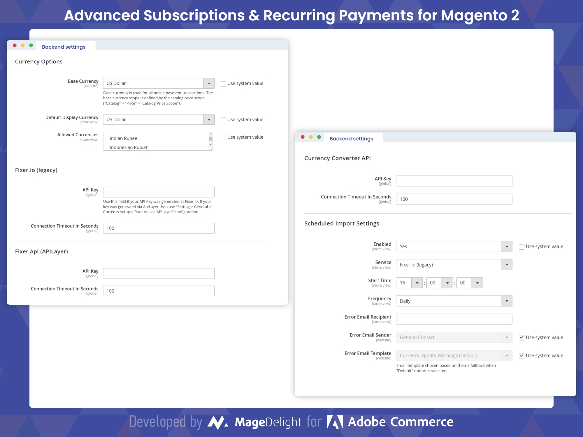 Multi-Currency Compatibility