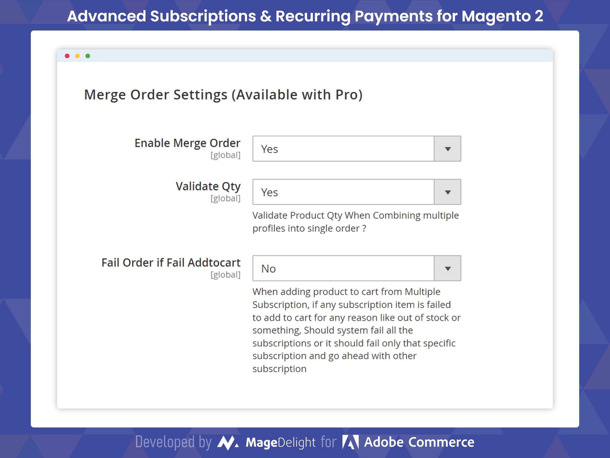 Streamlined Order Management with Merge Order Settings