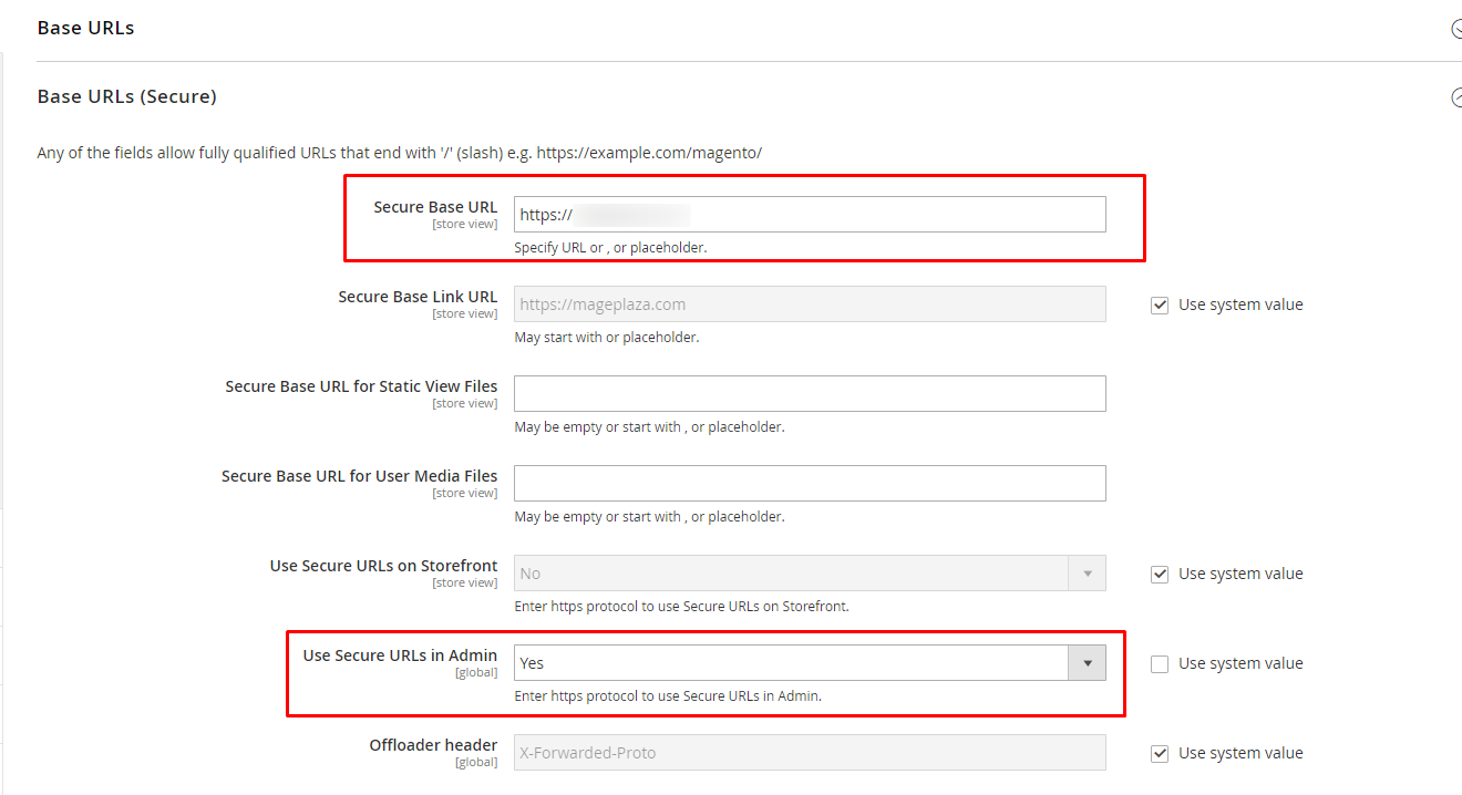 Enable HTTPS for Admin Panel