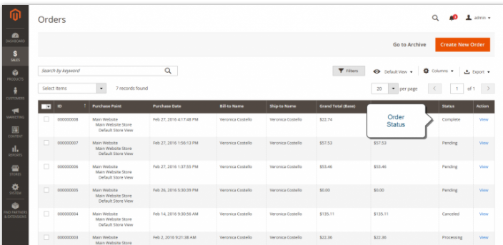 What is Order Status in Magento 2