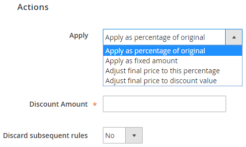 Apply Condition to Magento Rule