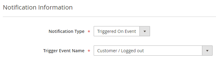 Notifications Magento