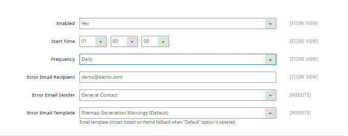 Magento 2 XML Sitemap Generator