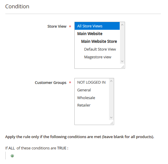 Product Sales Label Condition