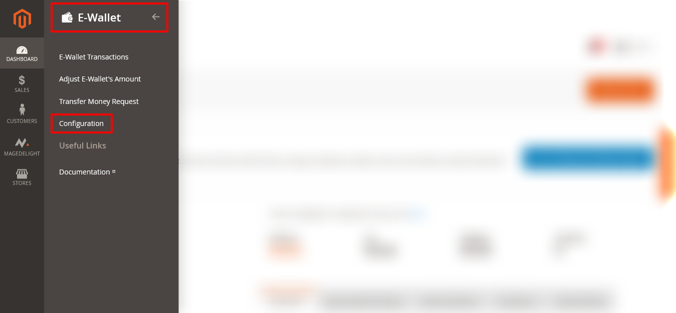MageDelight eWallet Configurations