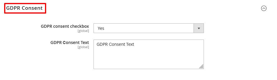 GDPR Consent