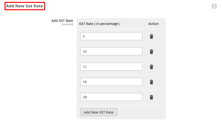 Add GST Rate Magento 2