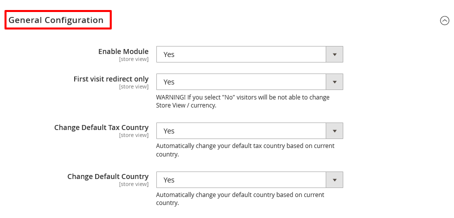 Geoip Configurations