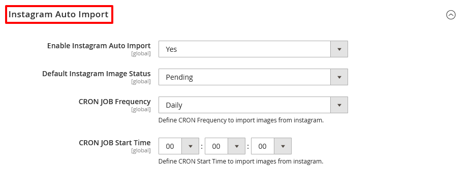 Instagram Connect Auto Import