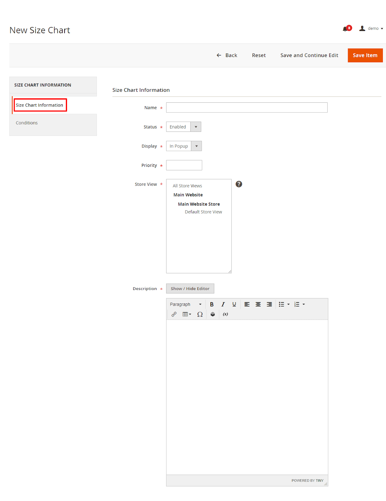 Save Size Guide