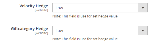 Hedge Settings