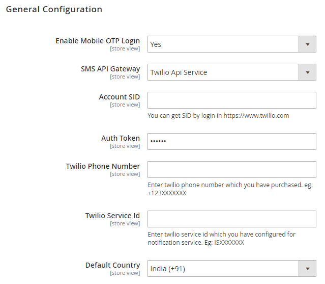 Backend Configuration