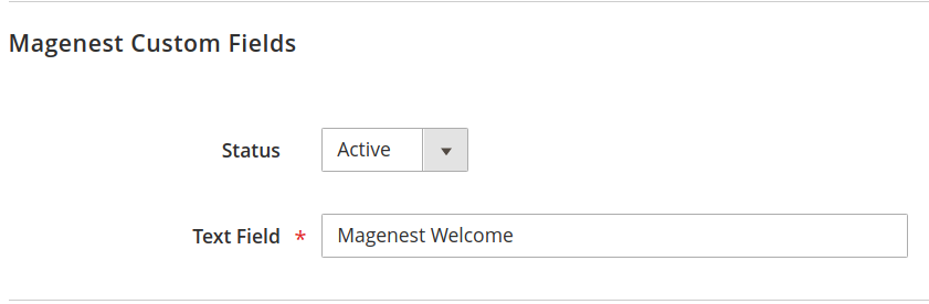 Magenest Custom Fields Active