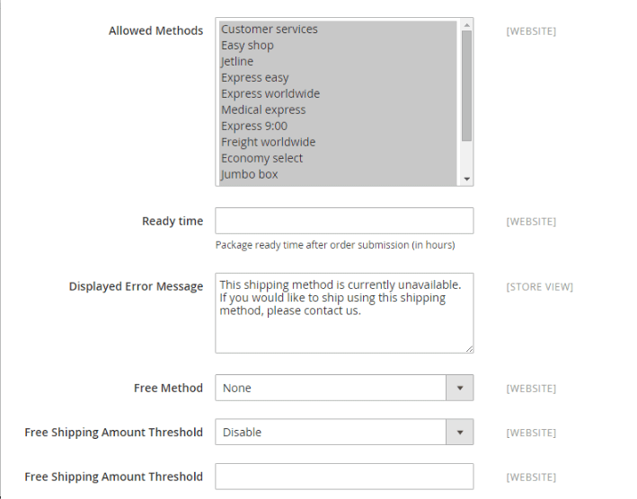 Configure DHL Shipping Magento