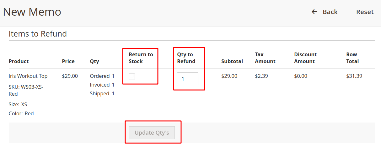 Partial Refund in Magento 2