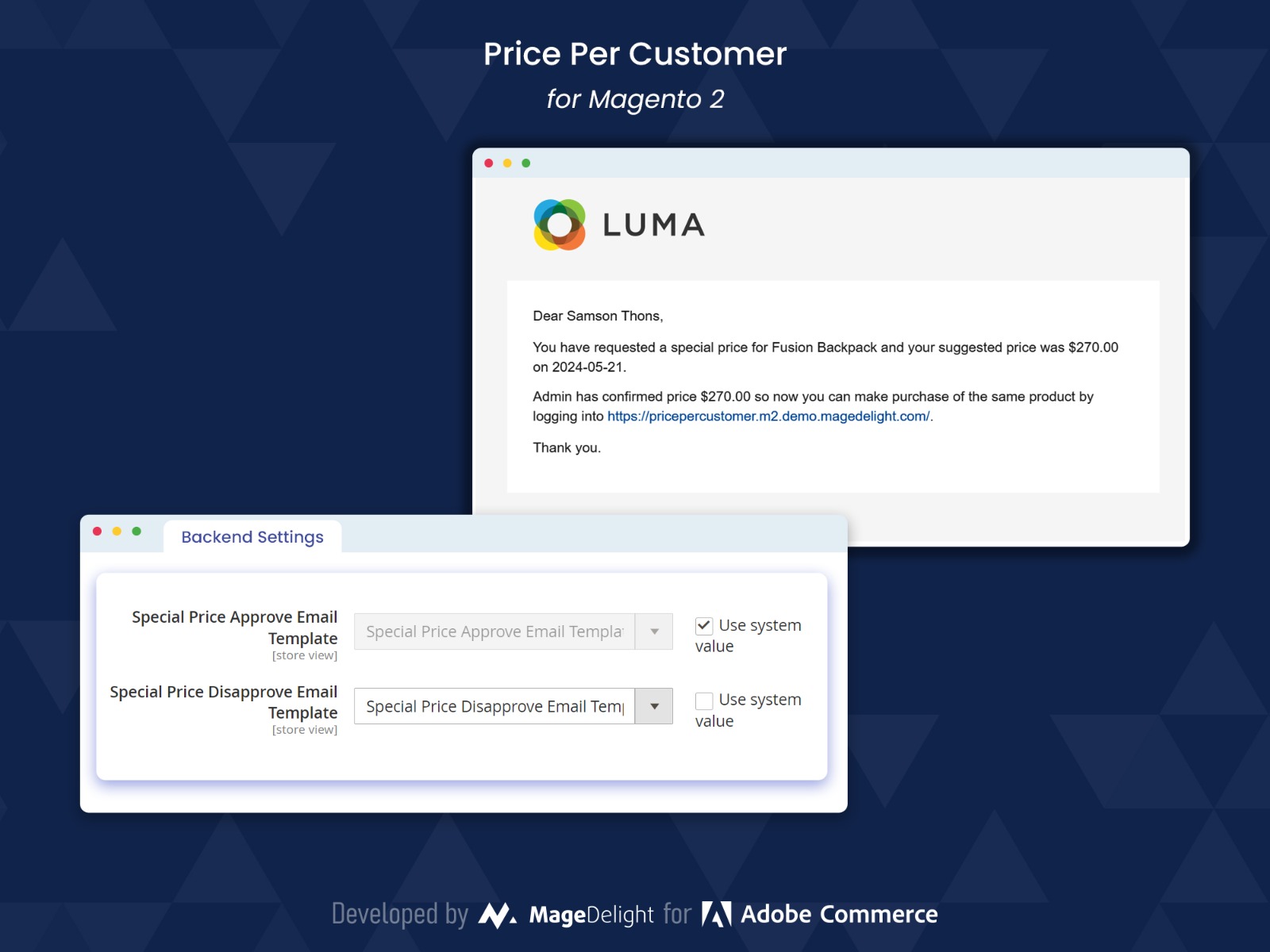 Keep your customers updated by enabling Email Notifications