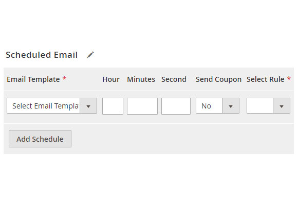 Rule Wise Email Scheduling