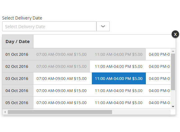 Facilitate Your Customers to Choose Delivery Date and Time to Receive Order