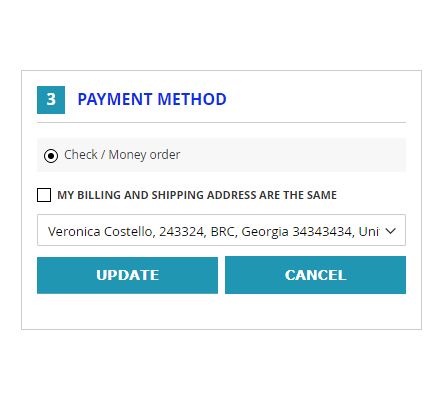 Add Distinct Billing/Shipping Address